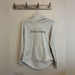 Women’s gray Bud Light hoodie